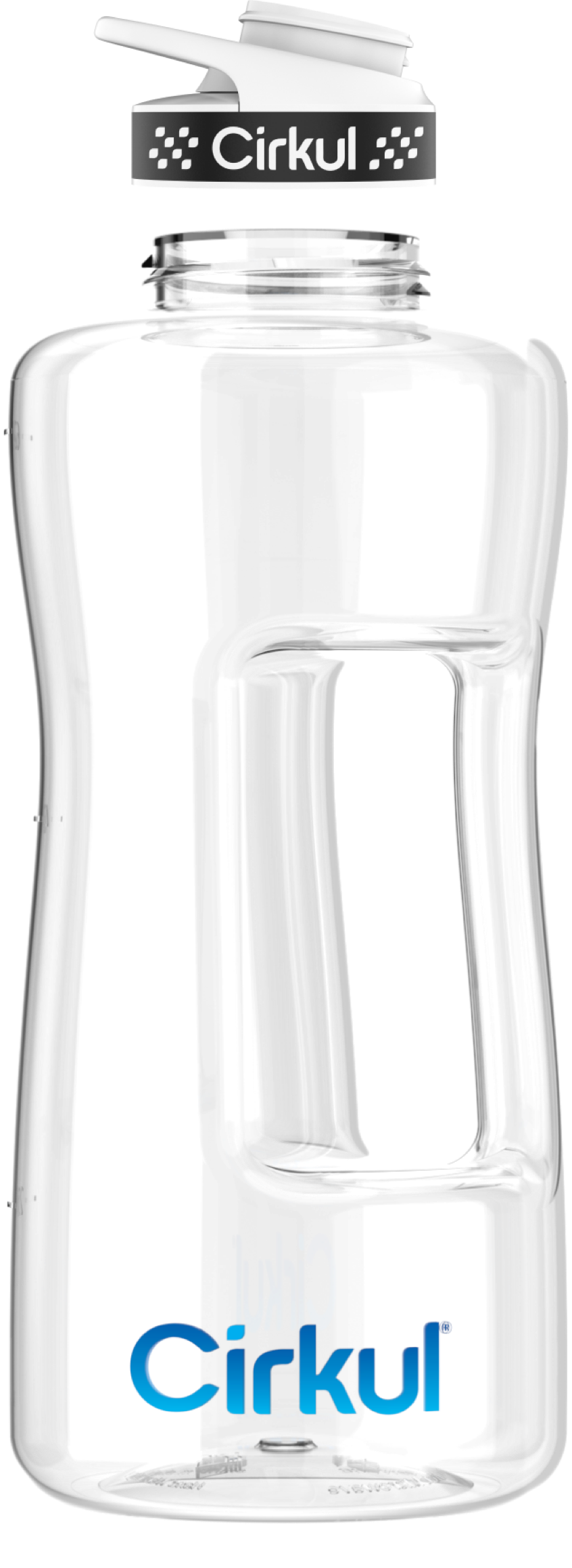 62oz. Plastic Bottle & Comfort Grip Lid