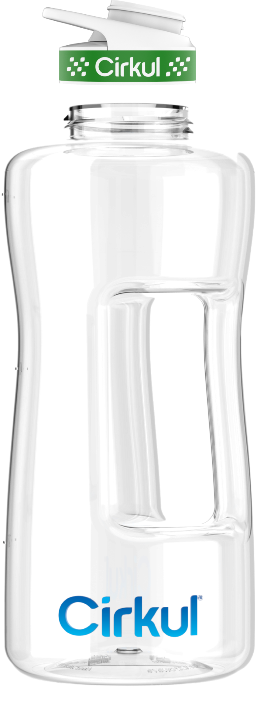 62oz. Plastic Bottle & Comfort Grip Lid